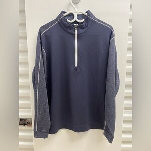 FootJoy Navy & Gray Quarter-Zip Sweater